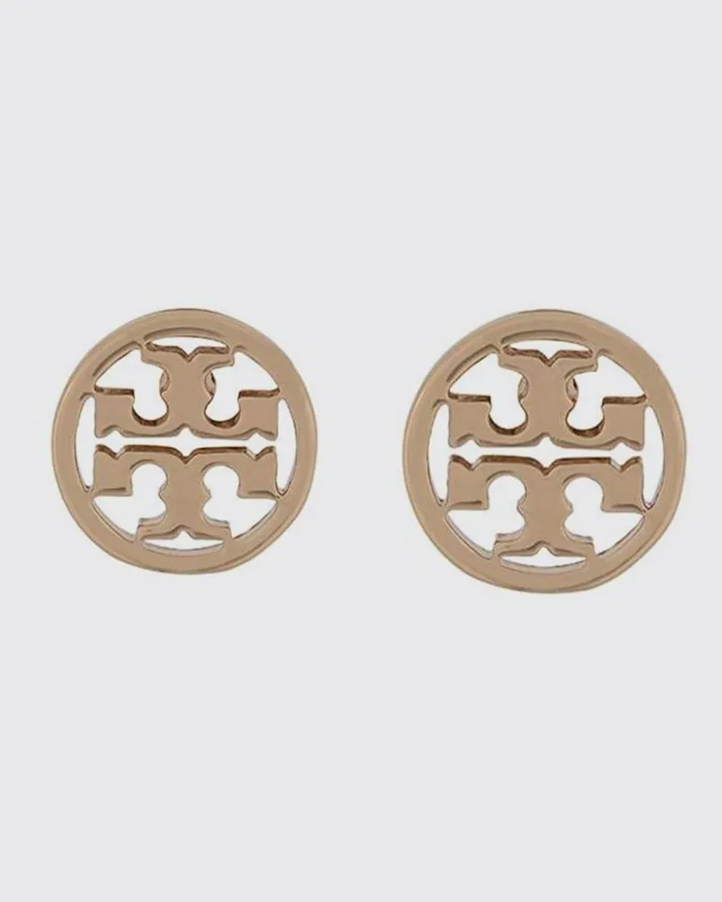 Tory Burch Logo-Ohrstecker aus Messing Stahl