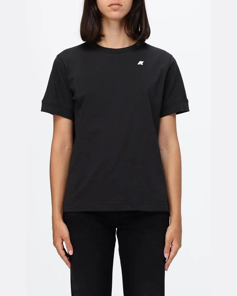 K-Way T-shirt herren Schwarz
