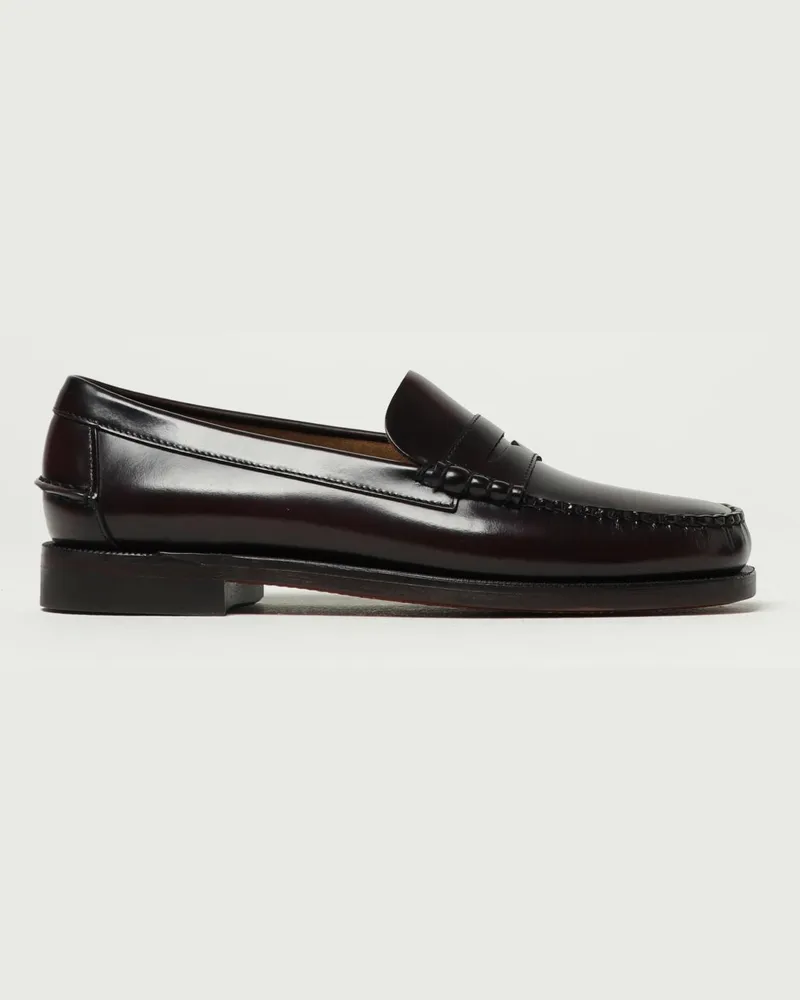 Sebago Classic Dan Mokassins aus gebürstetem Leder Braun