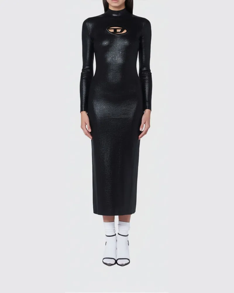 Diesel Kleid damen Schwarz