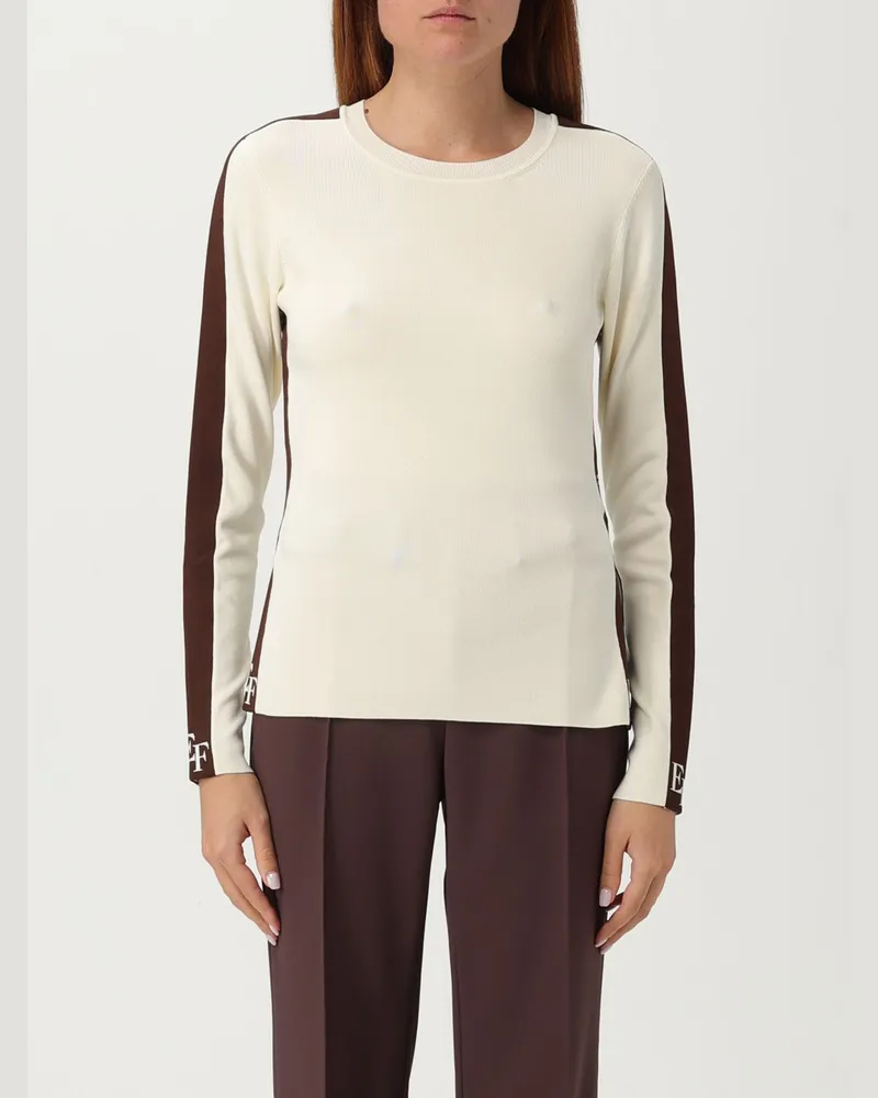 Elisabetta Franchi Pullover damen Milch