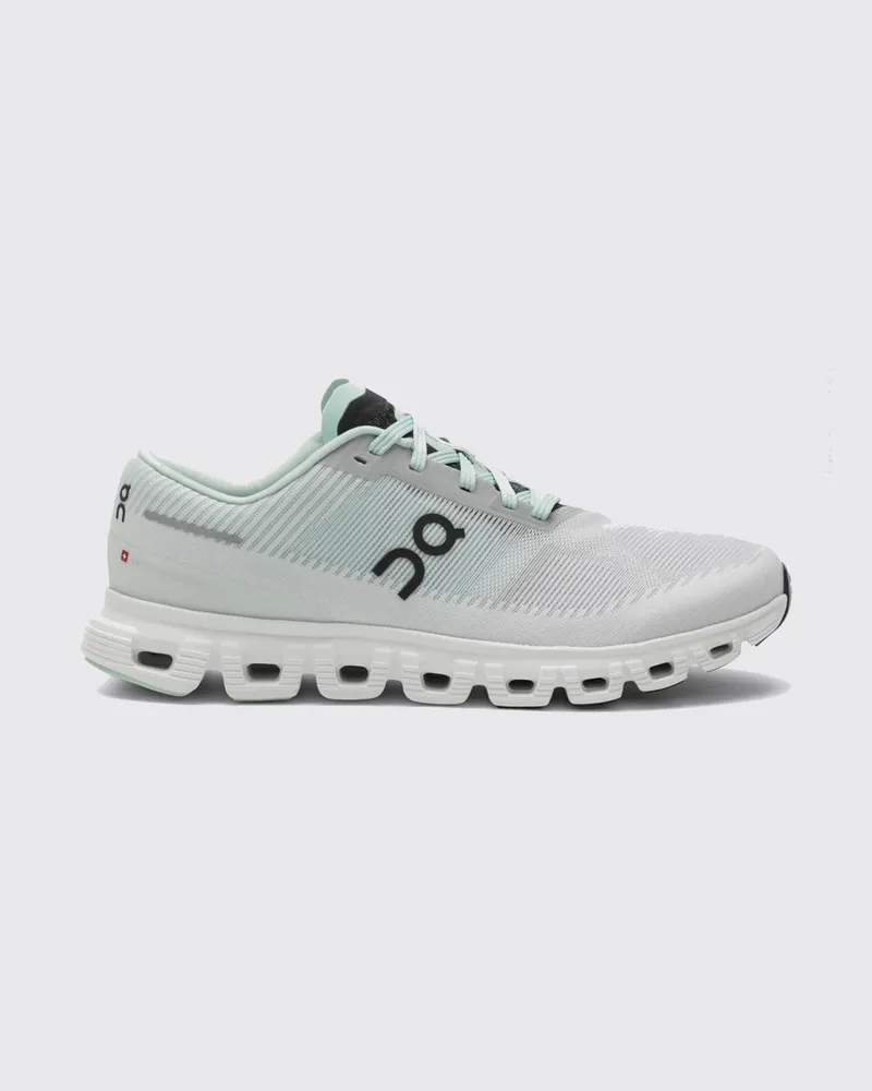 ON Ultraleichte Cloud 6 Push Mesh-Sneaker mit Dämpfung von Grau