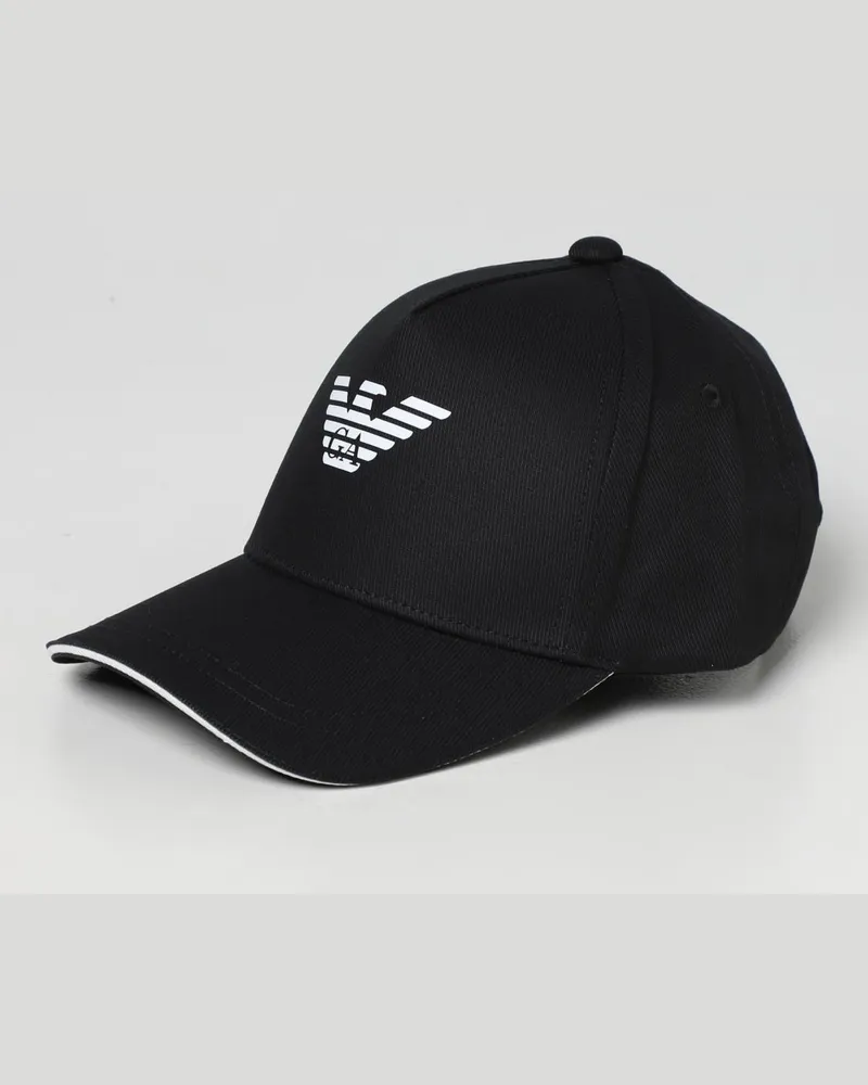 Emporio Armani Baumwollmütze Schwarz