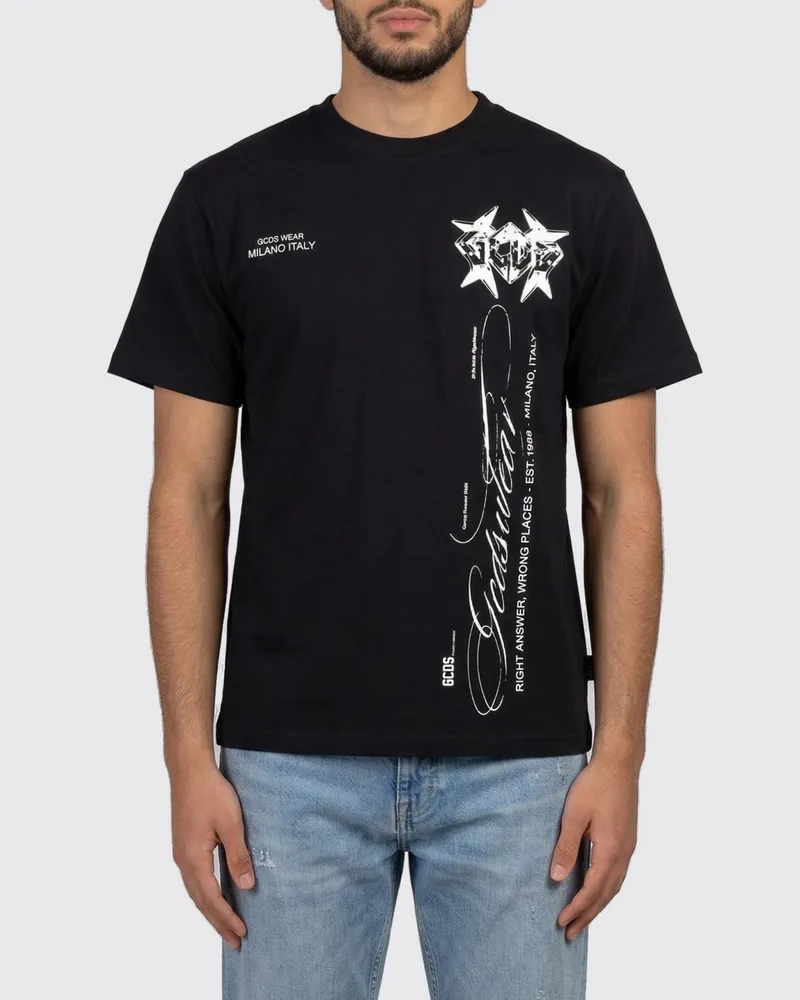 GCDS T-shirt herren Schwarz