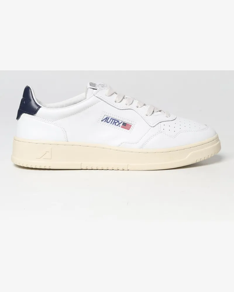 AUTRY Medalist Low Leder-Sneakers Weiß