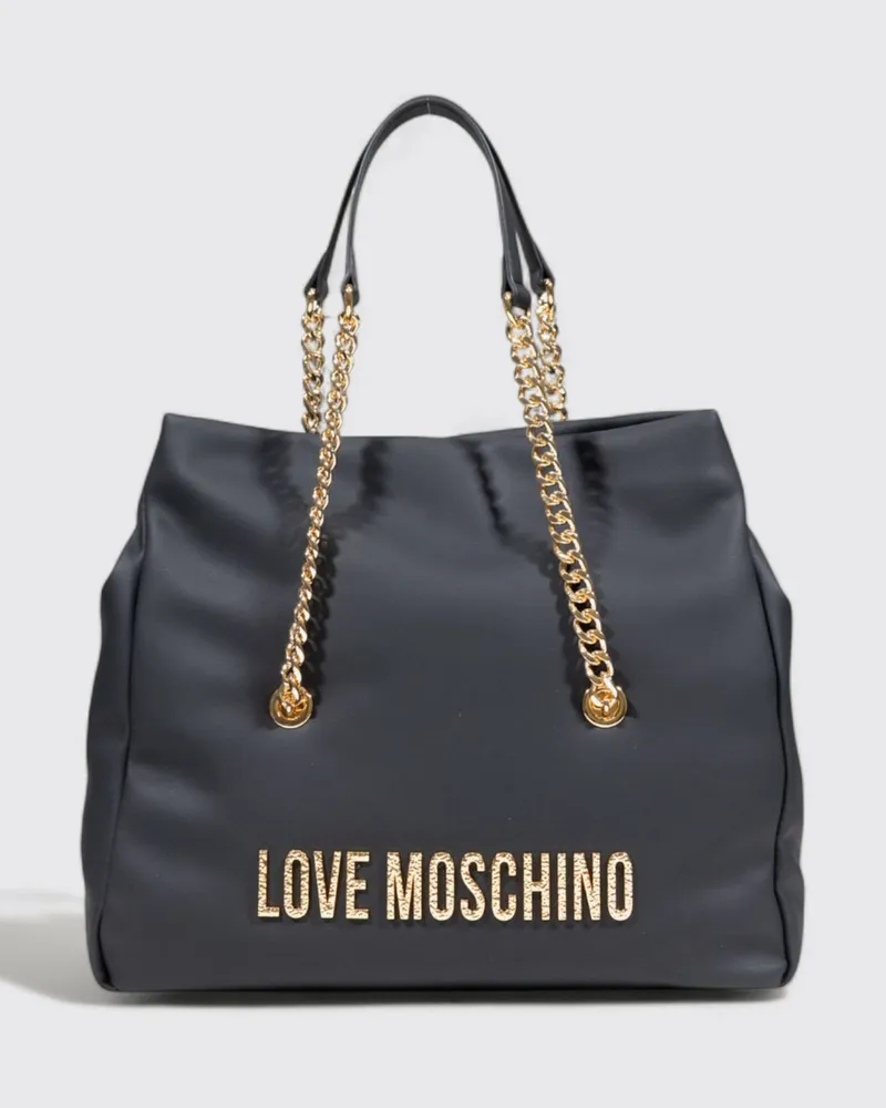 Moschino Schultertasche damen Schwarz