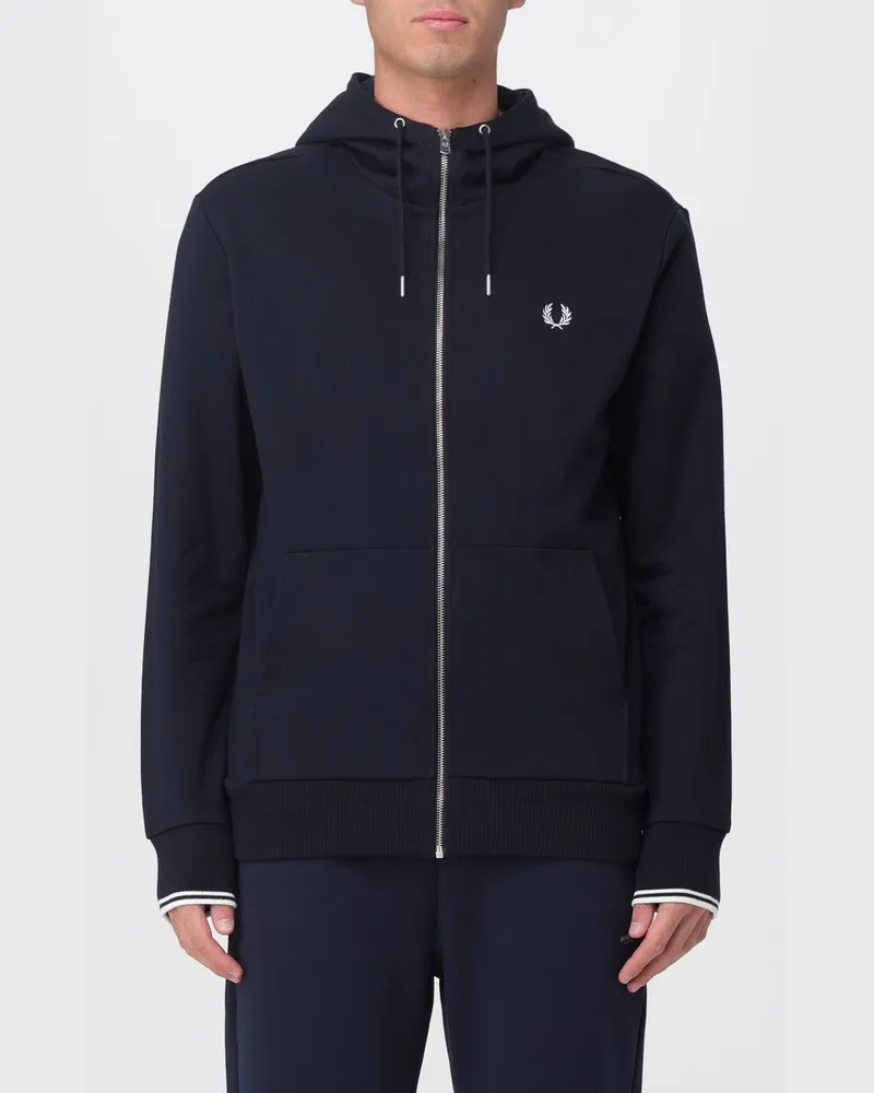 Fred Perry Sweatshirt herren Blau