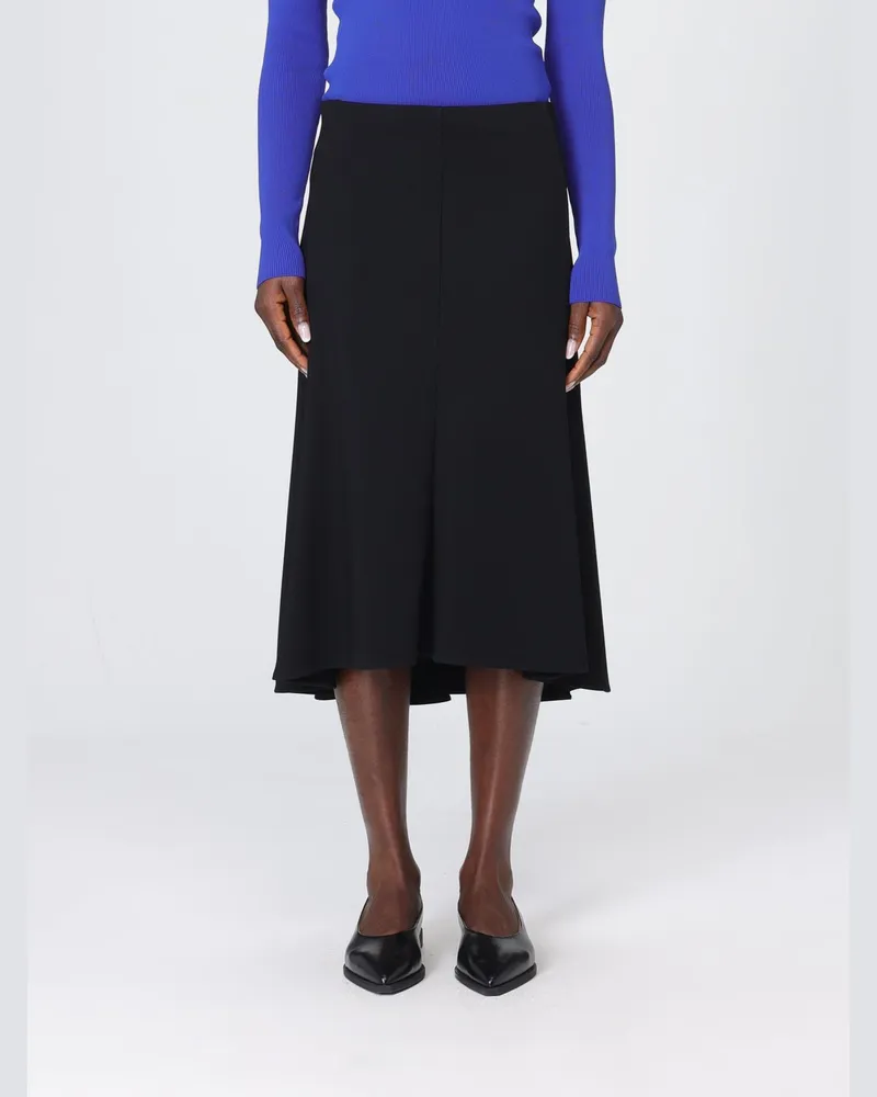 Jil Sander Rock aus Viskosemischung Schwarz