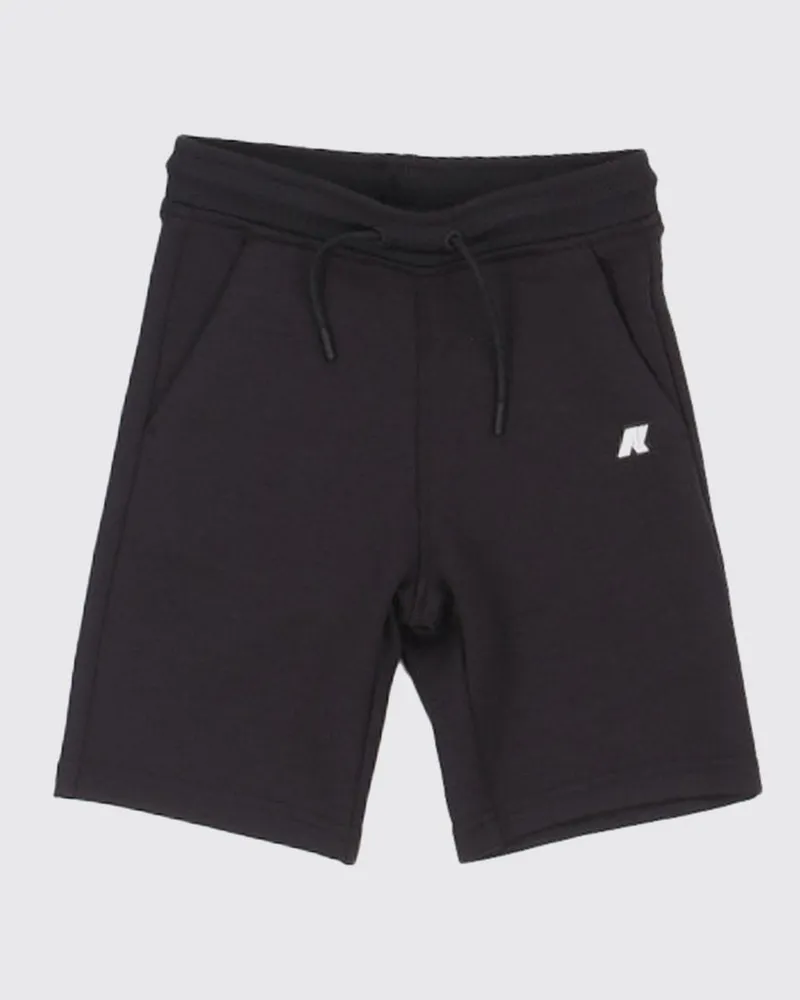 K-Way Baumwoll-Jogging-Shorts Schwarz