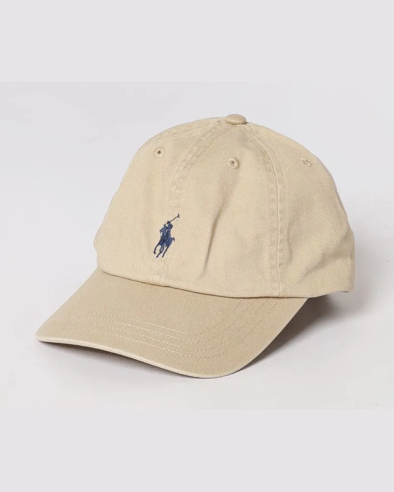Ralph Lauren Baumwoll-Baseballkappe mit Logo Beige