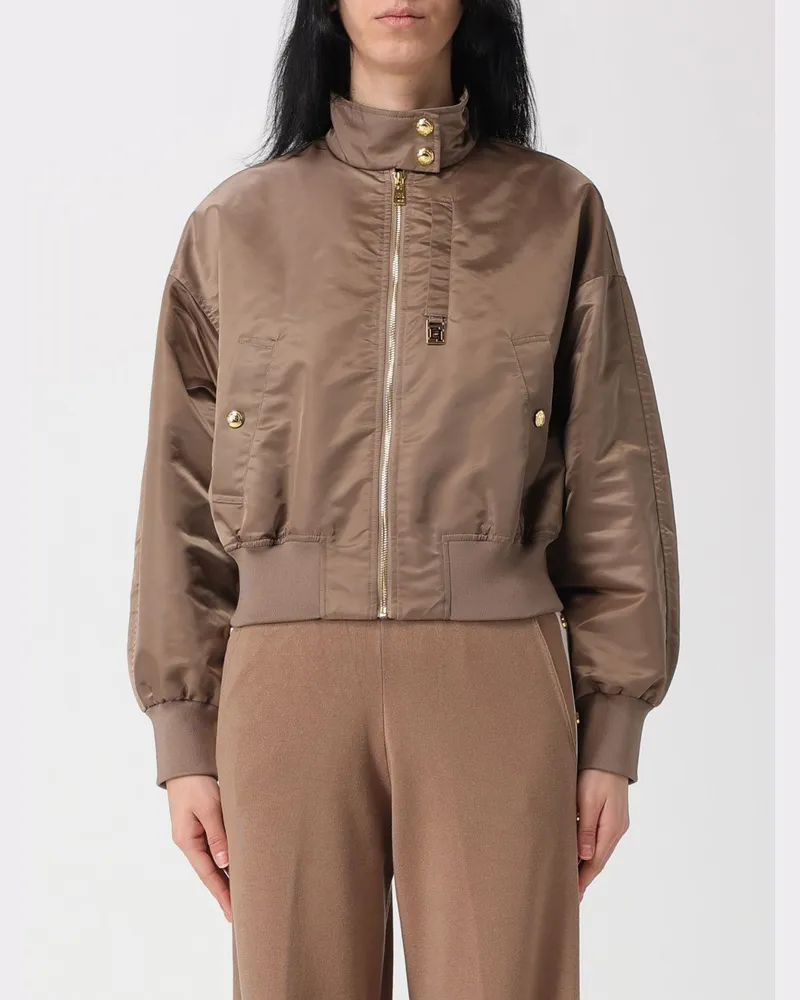 Elisabetta Franchi Jacke damen Beige