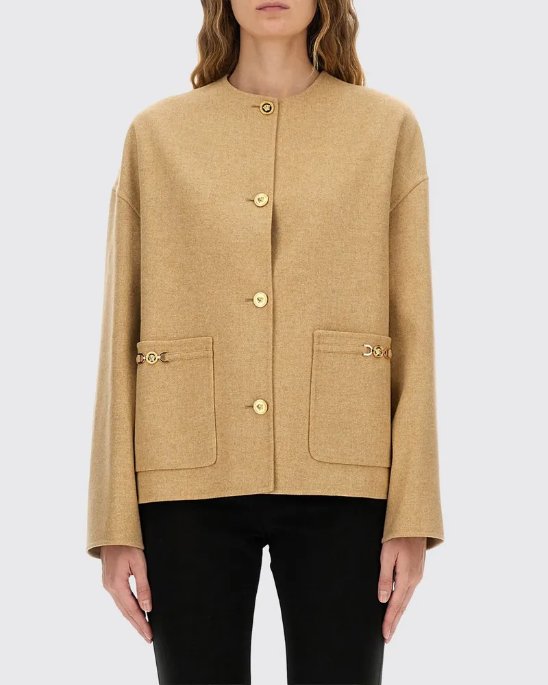Versace Mantel damen Beige