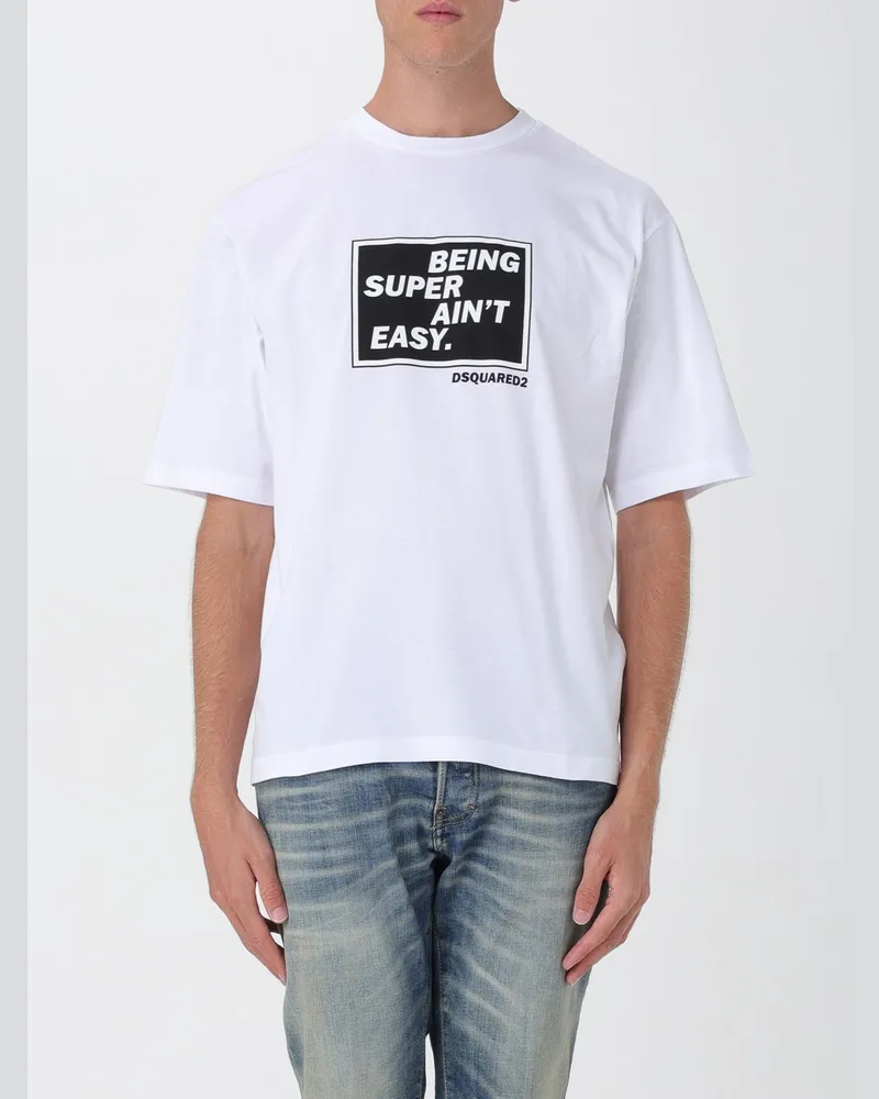 Dsquared2 T-shirt herren Weiß