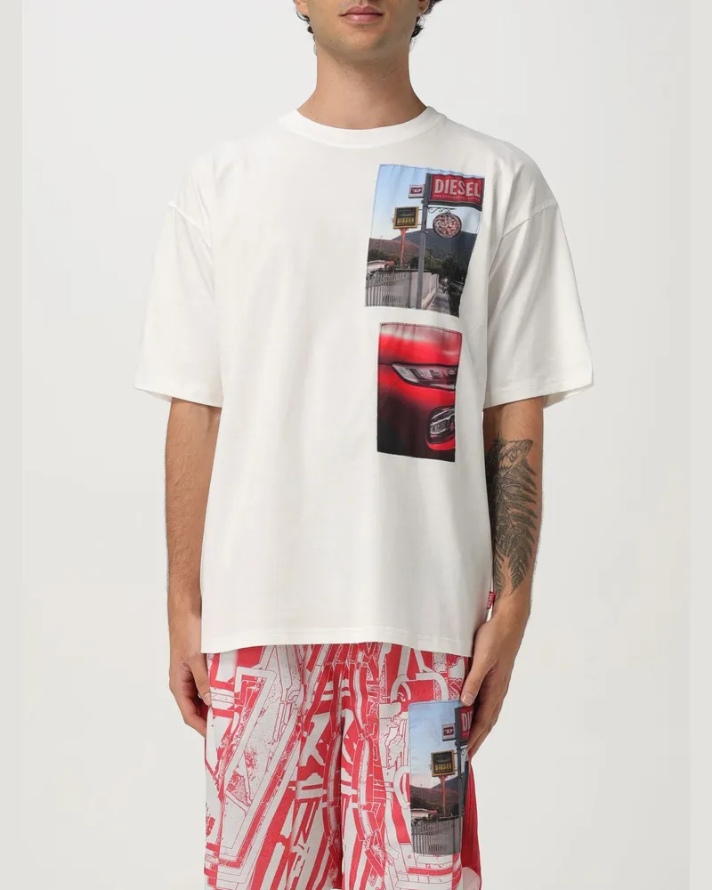 Diesel T-shirt herren Weiß