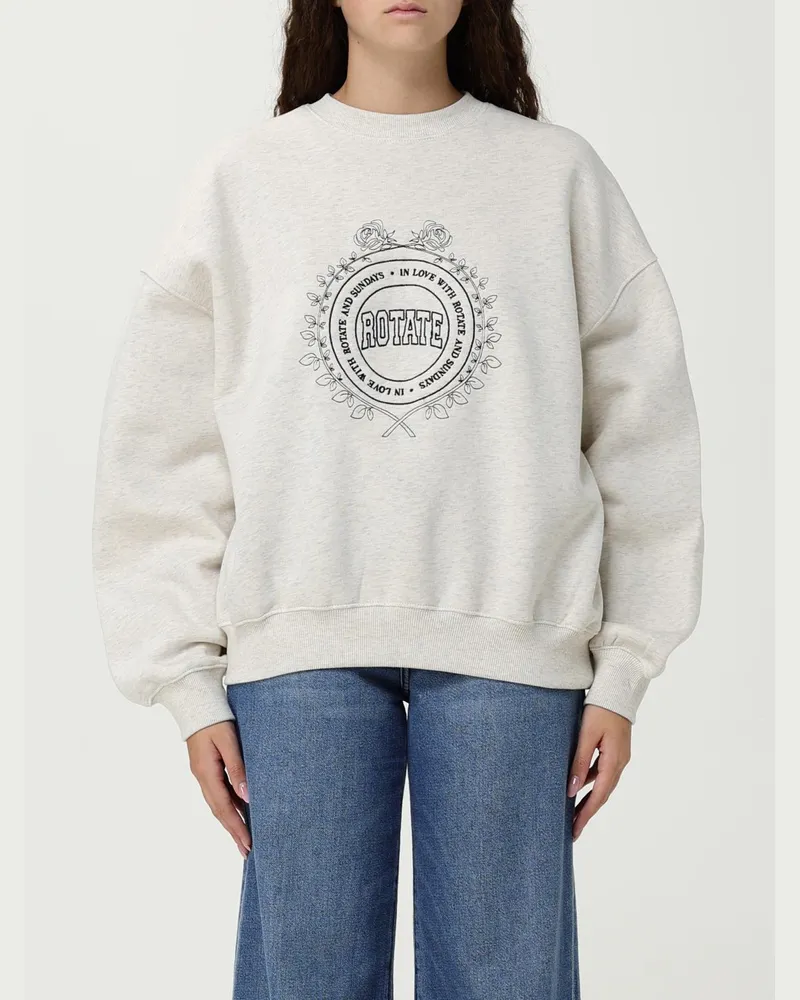 ROTATE Birger Christensen Sweatshirt damen Beige