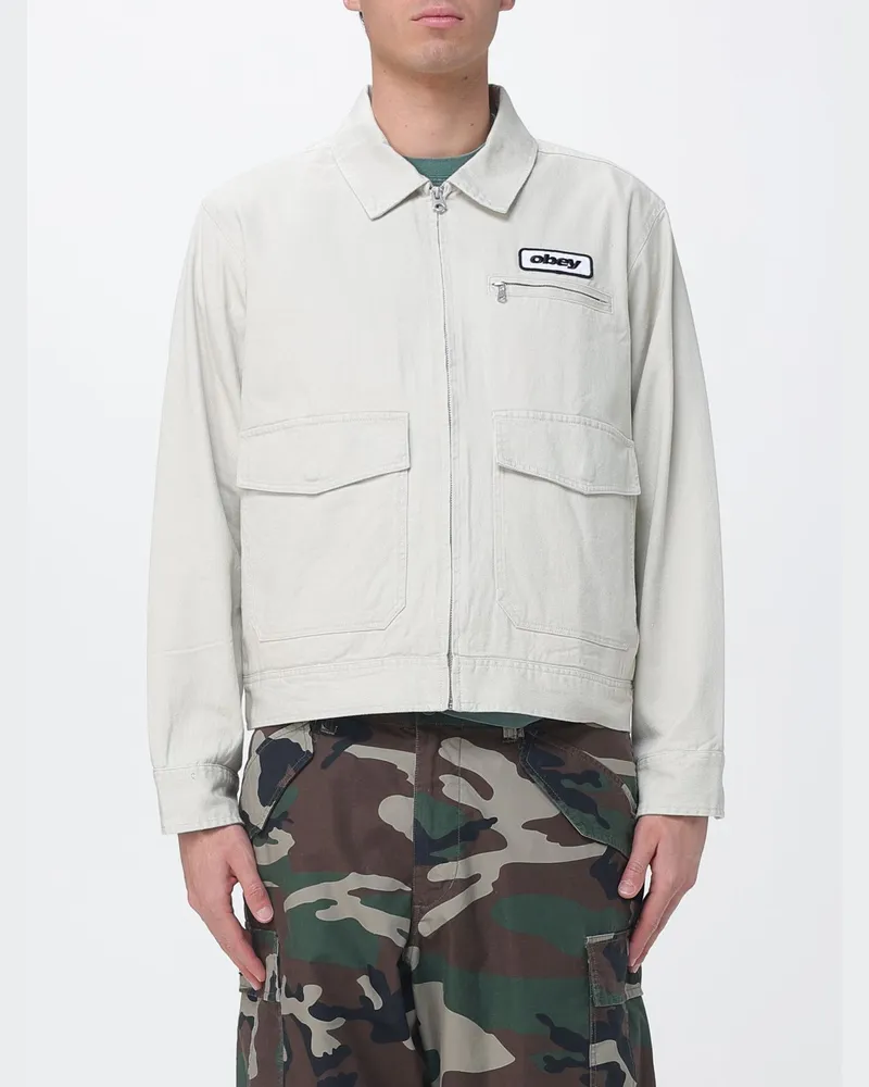 Obey Jacke herren Silber