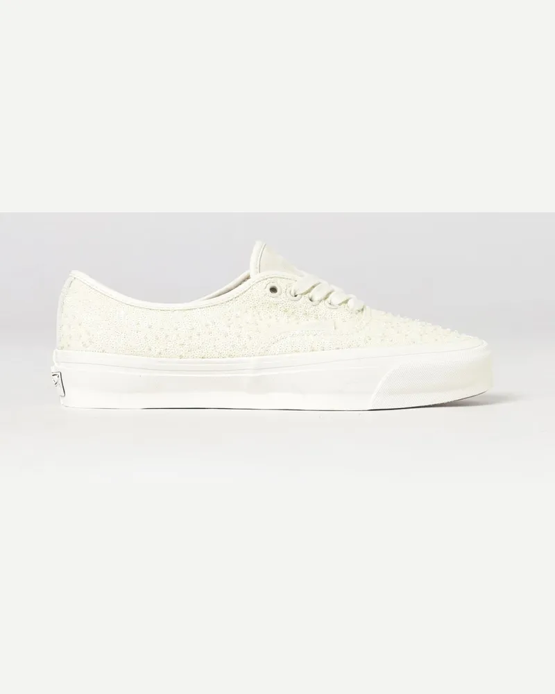 Vans Authentic Reissue 44 LX Sneakers aus Camouflage-Canvas mit Nieten und Stickerei Beige