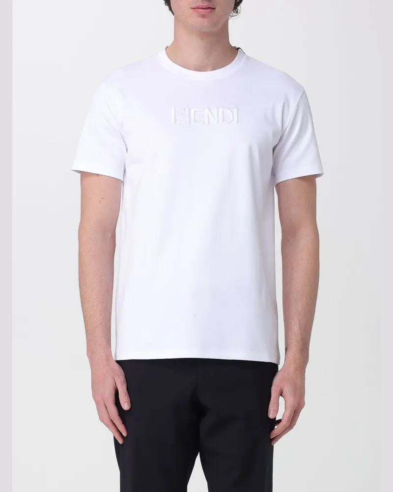 Fendi T-shirt herren Weiß