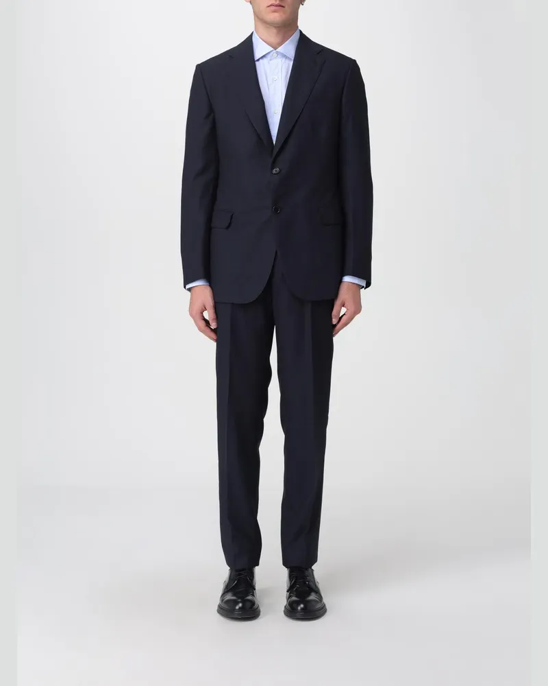 Brioni Jacke herren Blau