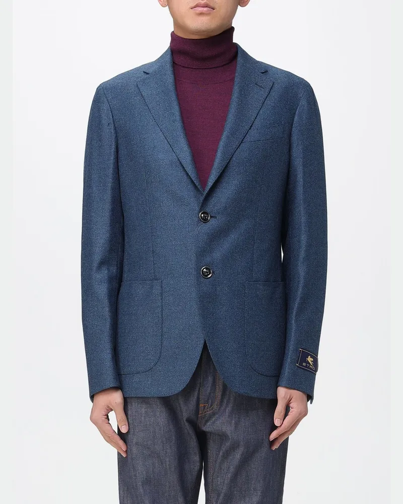 Etro Blazer herren Blau