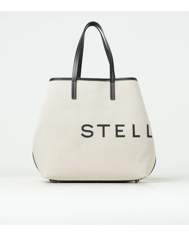 Stella McCartney Schultertasche damen Ecru