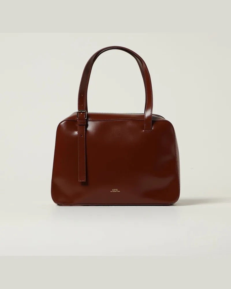 A.P.C. Schultertasche damen Haselnuss
