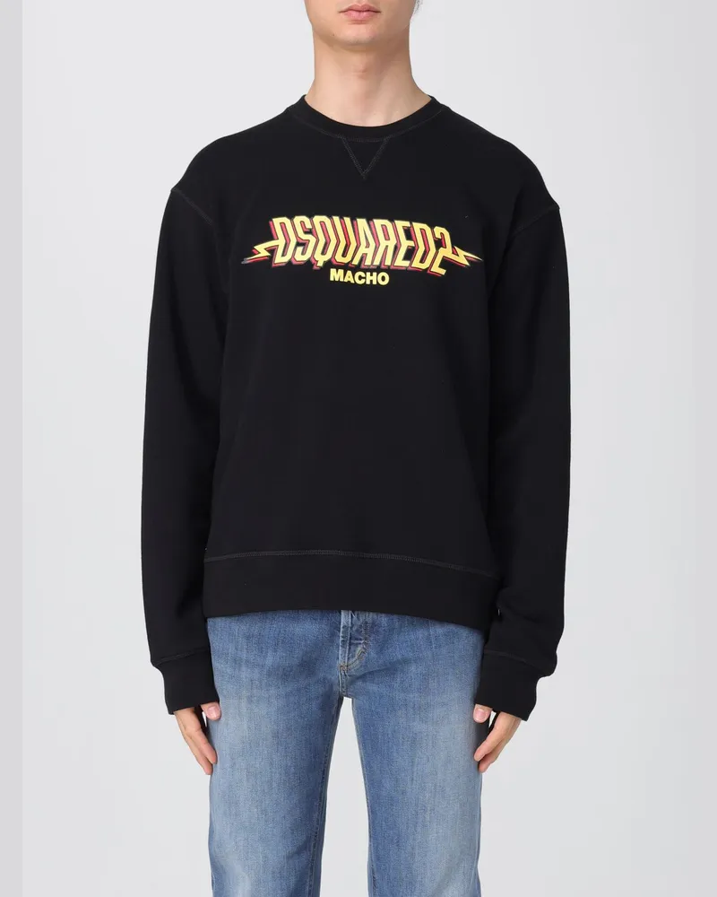 Dsquared2 Sweatshirt herren Schwarz