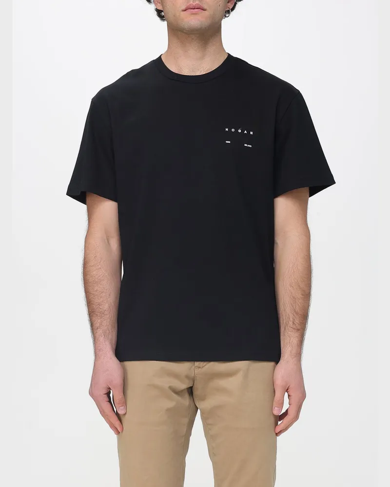Hogan T-shirt herren Schwarz