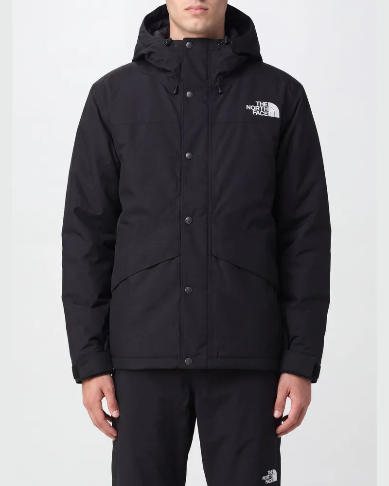 The North Face Mountain Windbreaker-Jacke aus Funktionsstoff mit Kapuze Schwarz