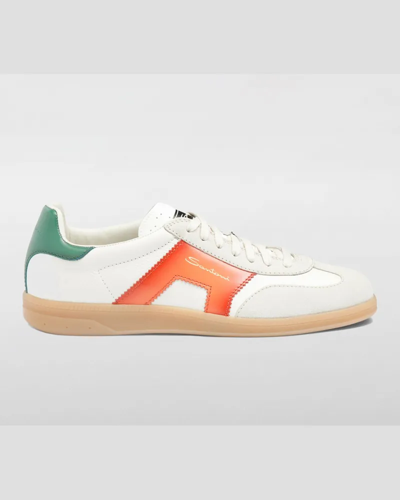Santoni Sneakers herren Weiss