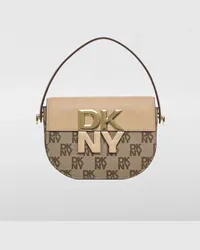 DKNY Schultertasche Beige