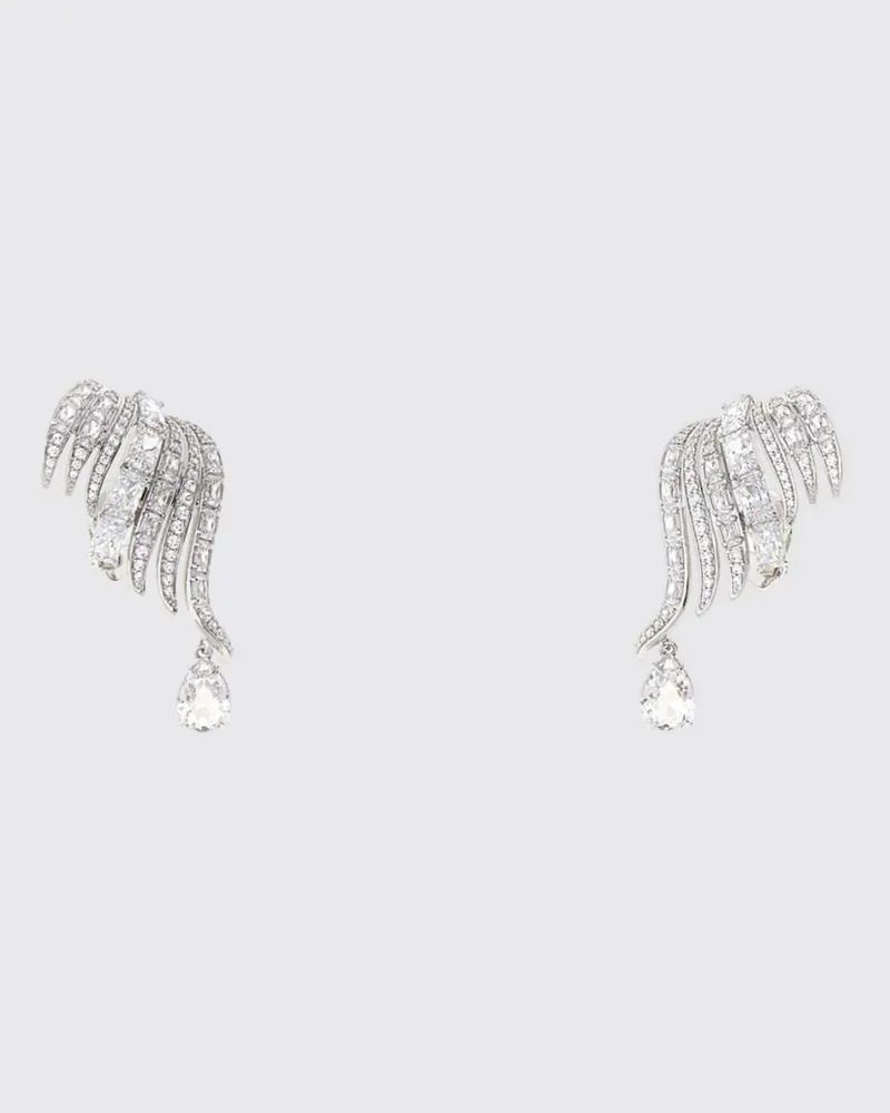 Swarovski Vienna Ohrringe aus 18k vergoldetem Metall mit Kristallen Durchsichtig