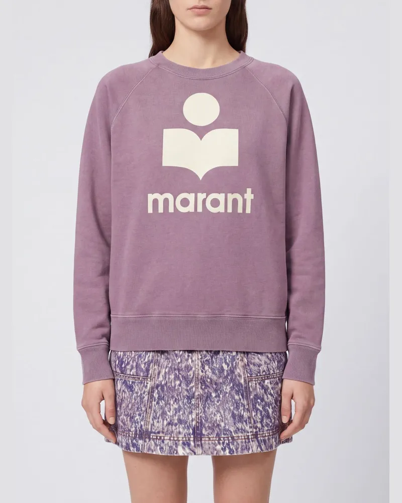 Étoile Isabel Marant Sweatshirt aus Baumwollmix mit Logo Pink