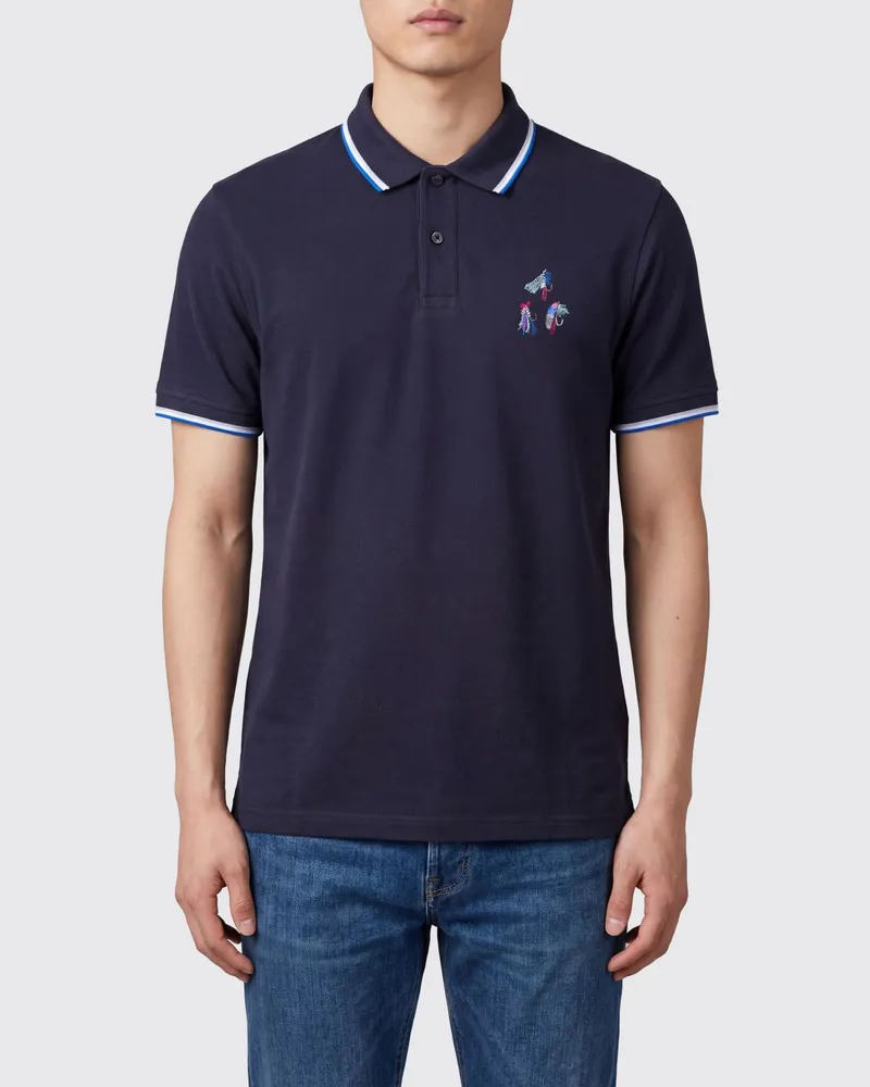 Barbour Polo herren Blau