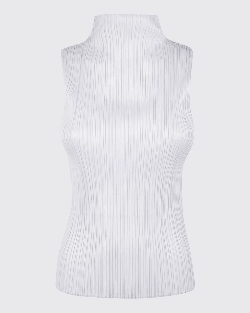 Issey Miyake Top damen Weiß
