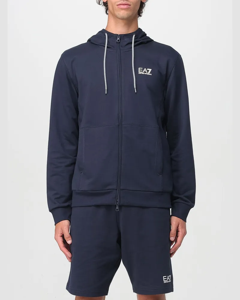 EA7 Sweatshirt herren Blau