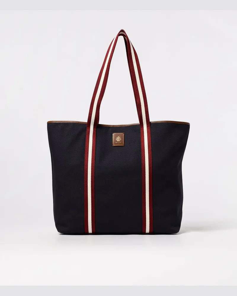 Bally Schultertasche damen Navy
