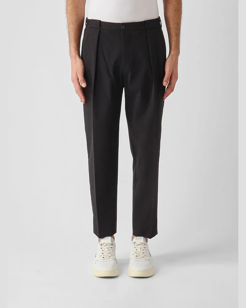 Briglia 1949 Stretch-Baumwoll-Chino Schwarz