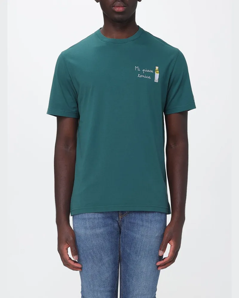 MC2 Saint Barth Baumwoll-Rundhals-T-Shirt Grün