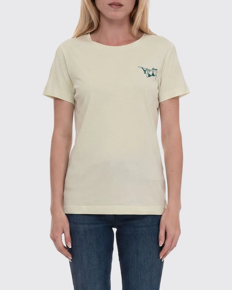 HUGO BOSS Baumwoll-T-Shirts mit Mini-Logo Grün
