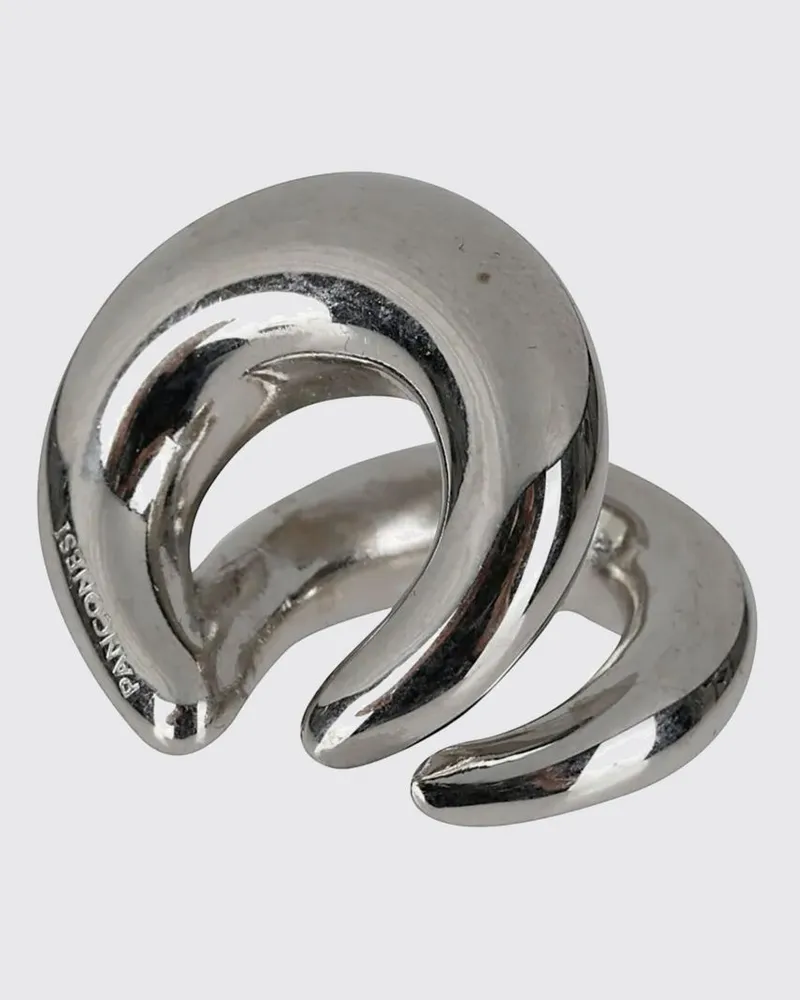 PANCONESI Blow Up Rhodiniertes Kupfer-Ohrklemme Silber