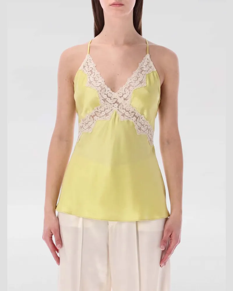 Alberta Ferretti Top damen Gelb