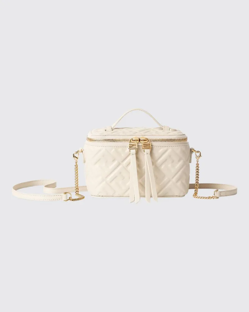 Fendi Schultertasche damen Ivory