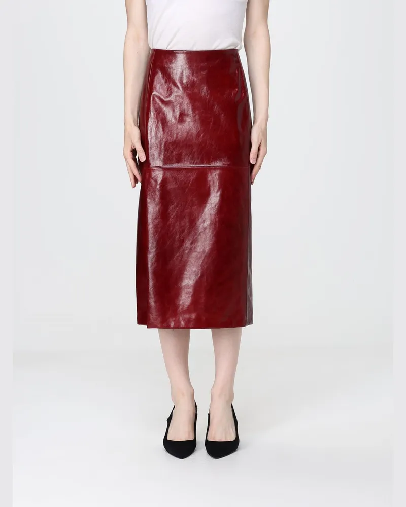 SPORTMAX Rock damen Burgunderrot