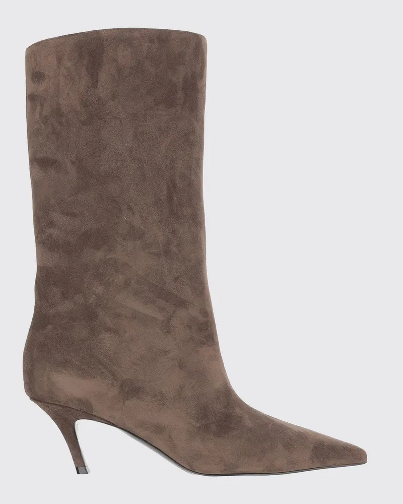 Amina Muaddi Schuhe damen Braun