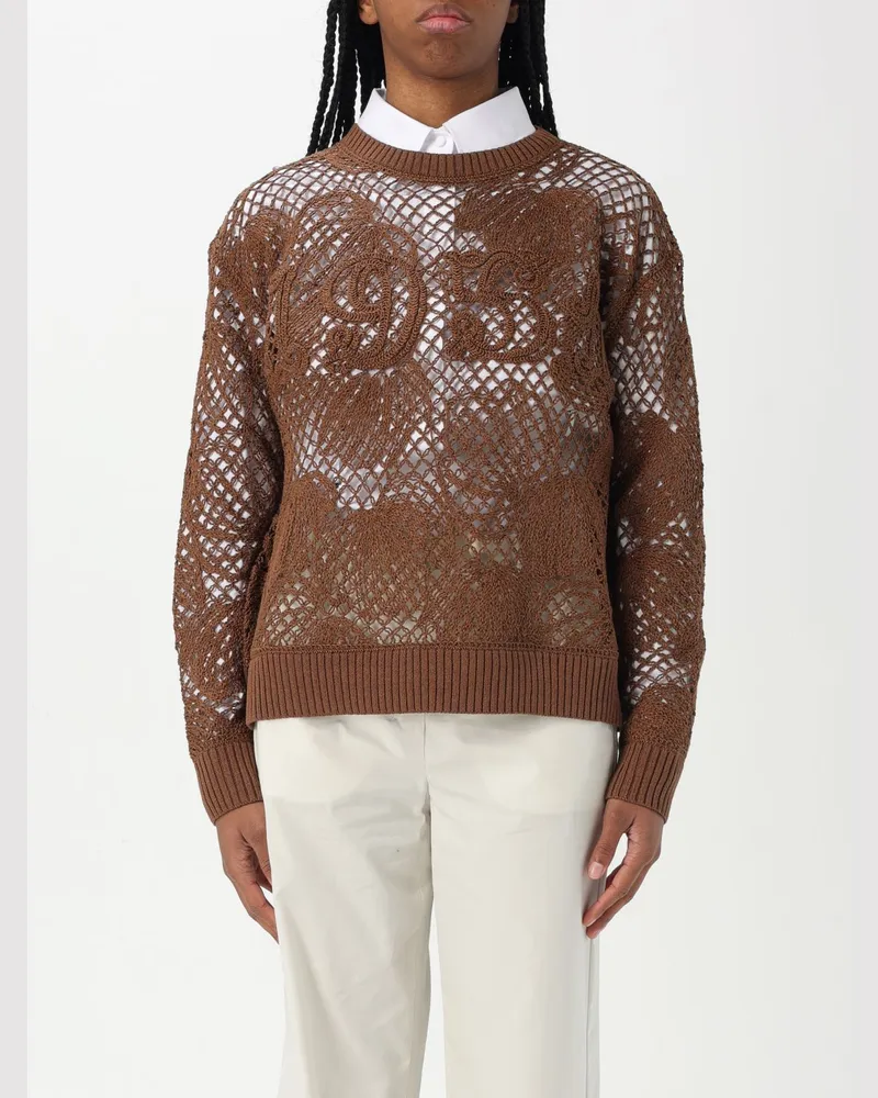 Max Mara Pullover damen Tabak