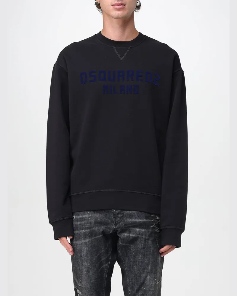 Dsquared2 Sweatshirt herren Schwarz