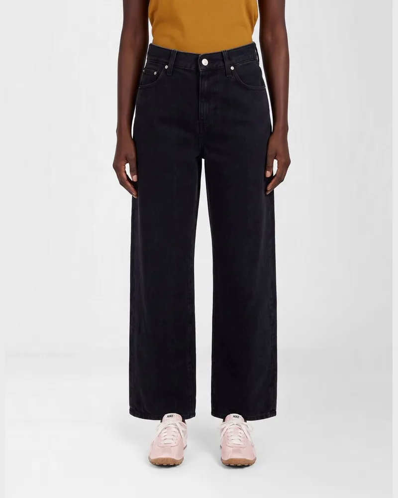 Carhartt WIP Weite Jeans aus Baumwolldenim Schwarz