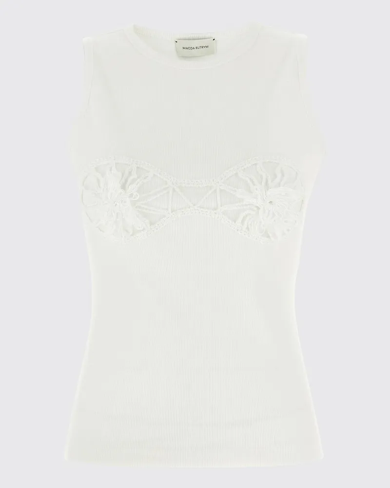 Magda Butrym Top damen Weiß