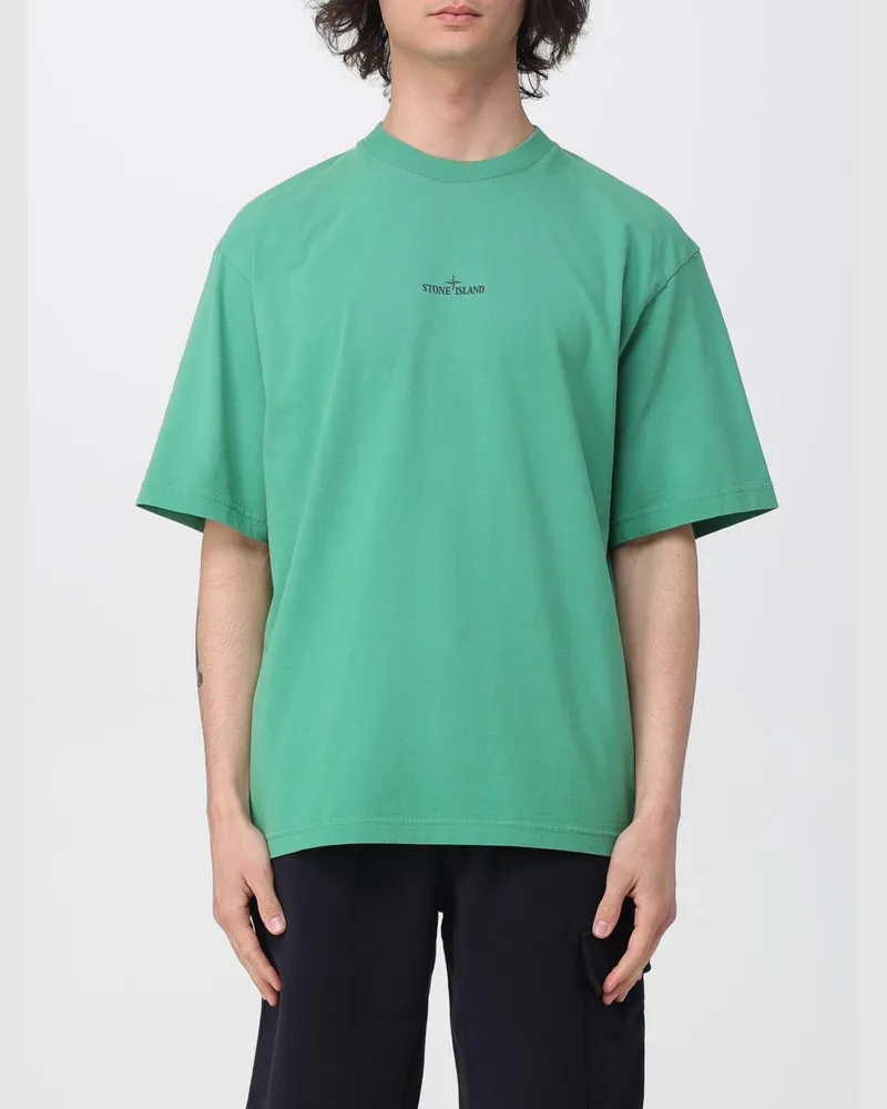 Stone Island T-shirt herren Grün